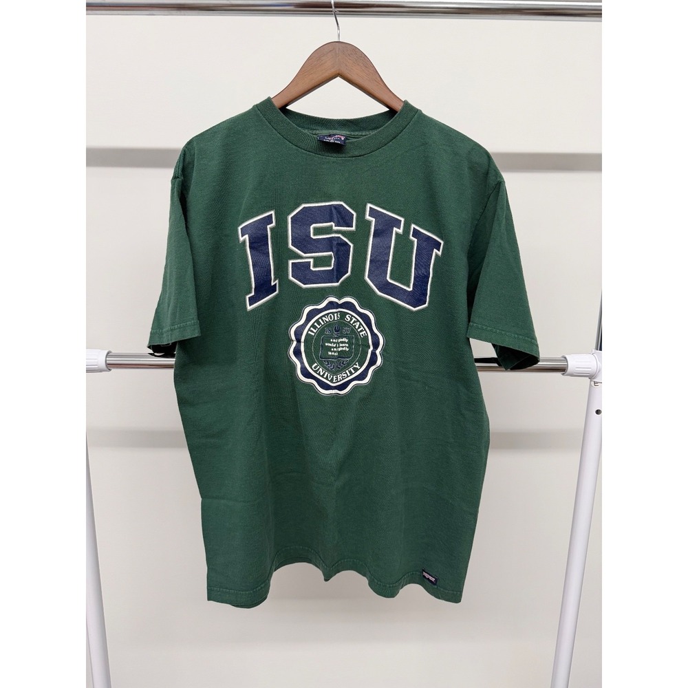 Vintage Jansport Illinois State‎ University T Shirt Green Size XL
